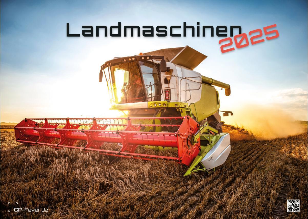 Cover: 9783986734428 | Landmaschinen - Traktor - 2025 - Kalender DIN A3 | GP-Fever.de | 15 S.