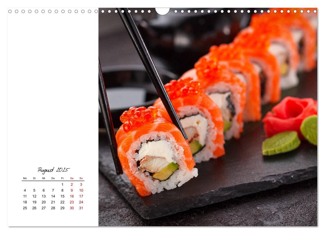 Bild: 9783435337873 | Sashimi und Sushi. Japans Köstlichkeiten (Wandkalender 2025 DIN A3...