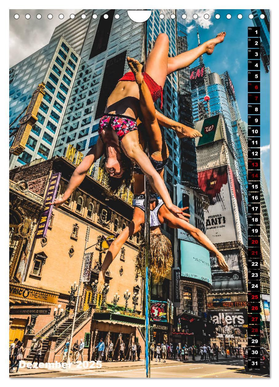 Bild: 9783435999910 | Poledance auf New Yorks Straßen (Wandkalender 2025 DIN A4 hoch),...