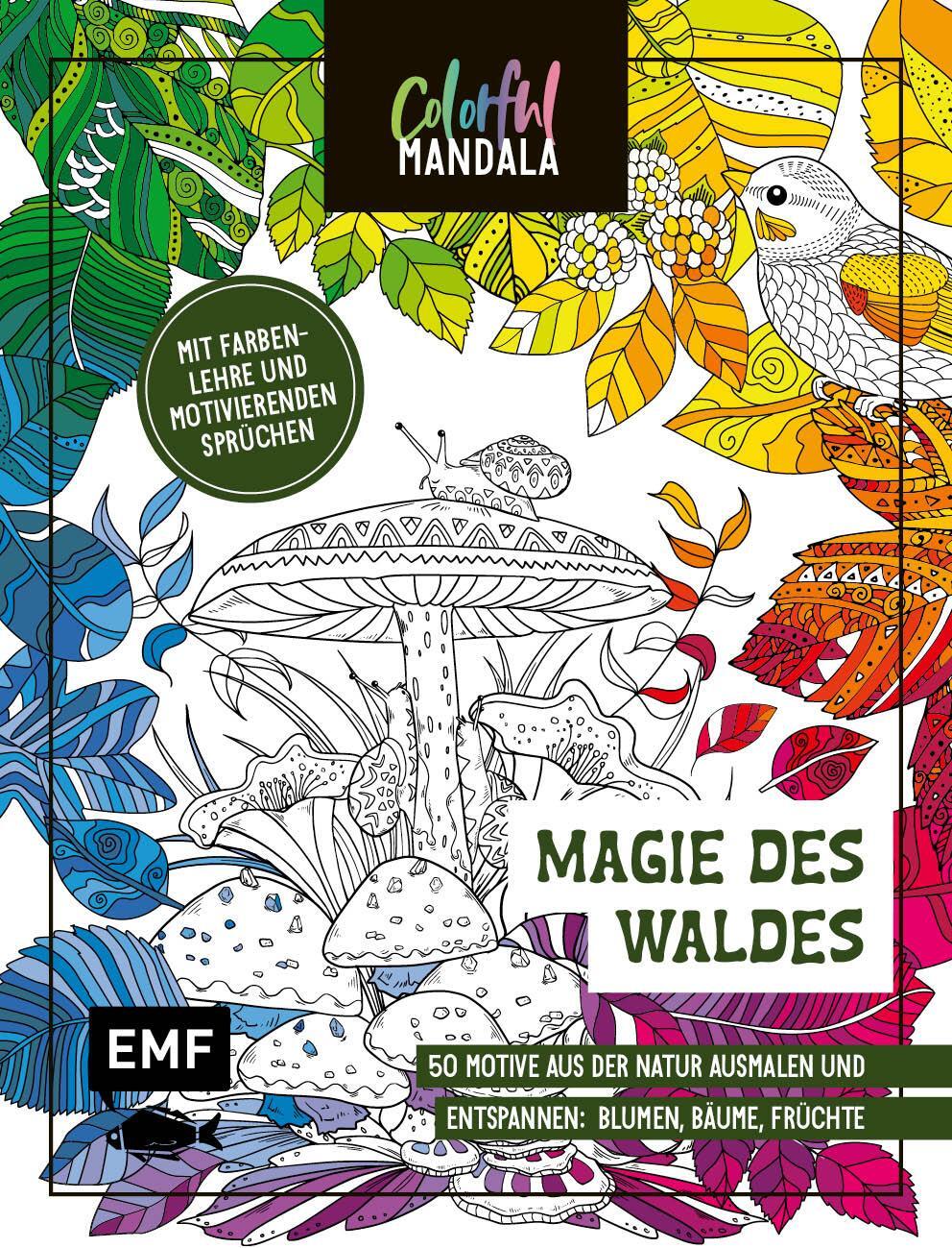 Cover: 9783745924206 | Colorful Mandala - Magie des Waldes | Taschenbuch | 96 S. | Deutsch