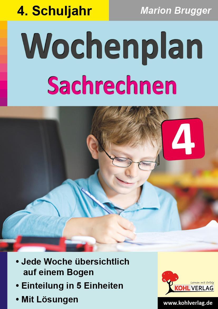 Cover: 9783985580552 | Wochenplan Sachrechnen / Klasse 4 | Taschenbuch | 80 S. | Deutsch