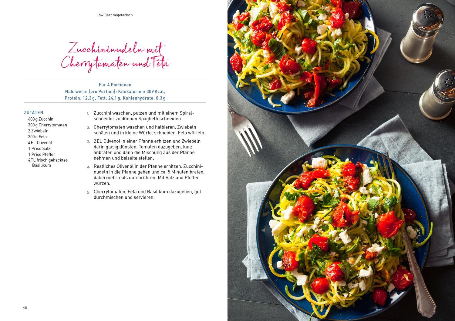 Bild: 9783742320087 | Low Carb vegetarisch | Low-Carb-Rezept des Tages | Taschenbuch | 96 S.