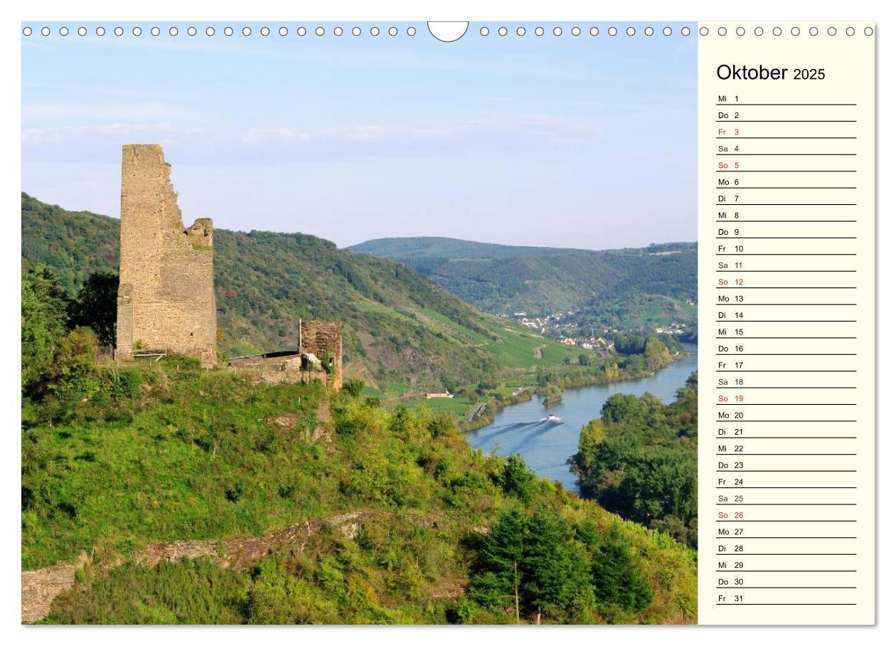 Bild: 9783435521425 | Entlang der Mosel (Wandkalender 2025 DIN A3 quer), CALVENDO...