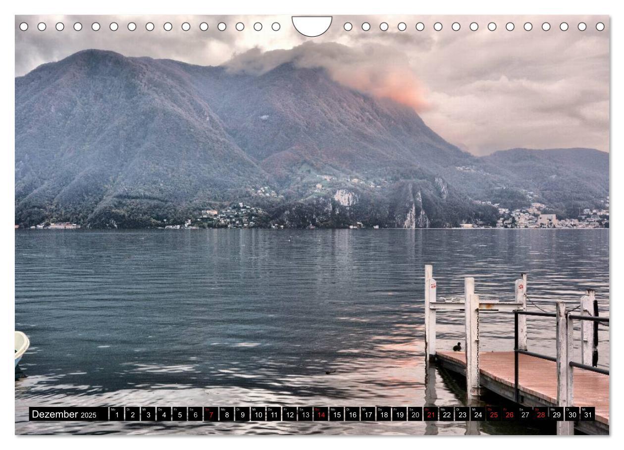 Bild: 9783435588398 | Lugano - Perle im Tessin (Wandkalender 2025 DIN A4 quer), CALVENDO...