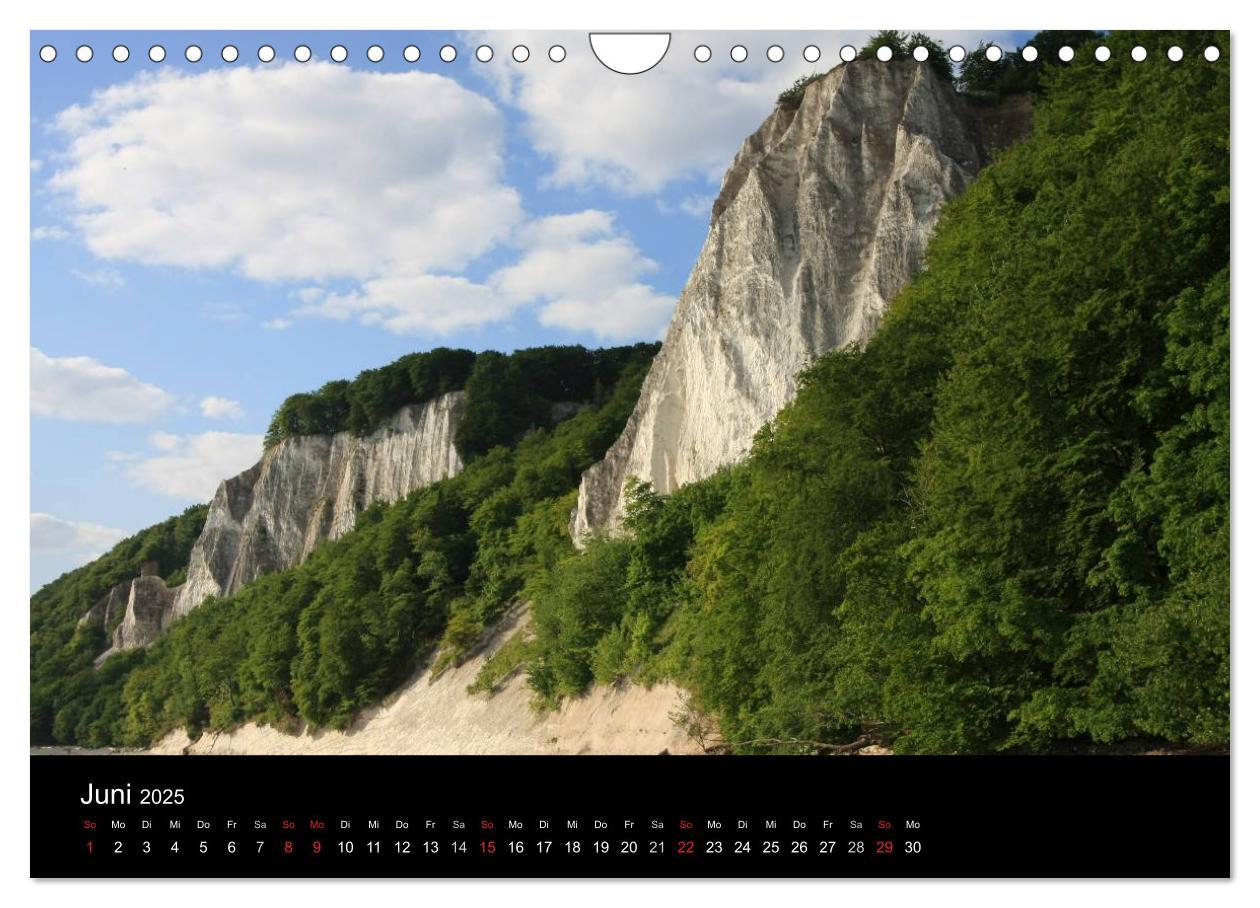 Bild: 9783435841820 | Rügen (Wandkalender 2025 DIN A4 quer), CALVENDO Monatskalender | Hill