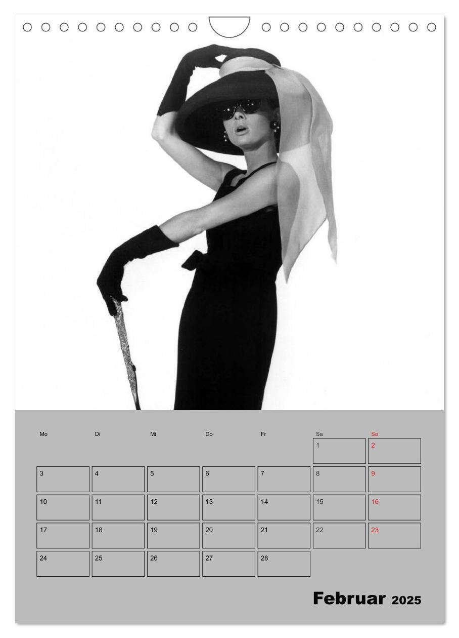 Bild: 9783457023938 | Hollywood-Diva. Audrey Hepburn (Wandkalender 2025 DIN A4 hoch),...