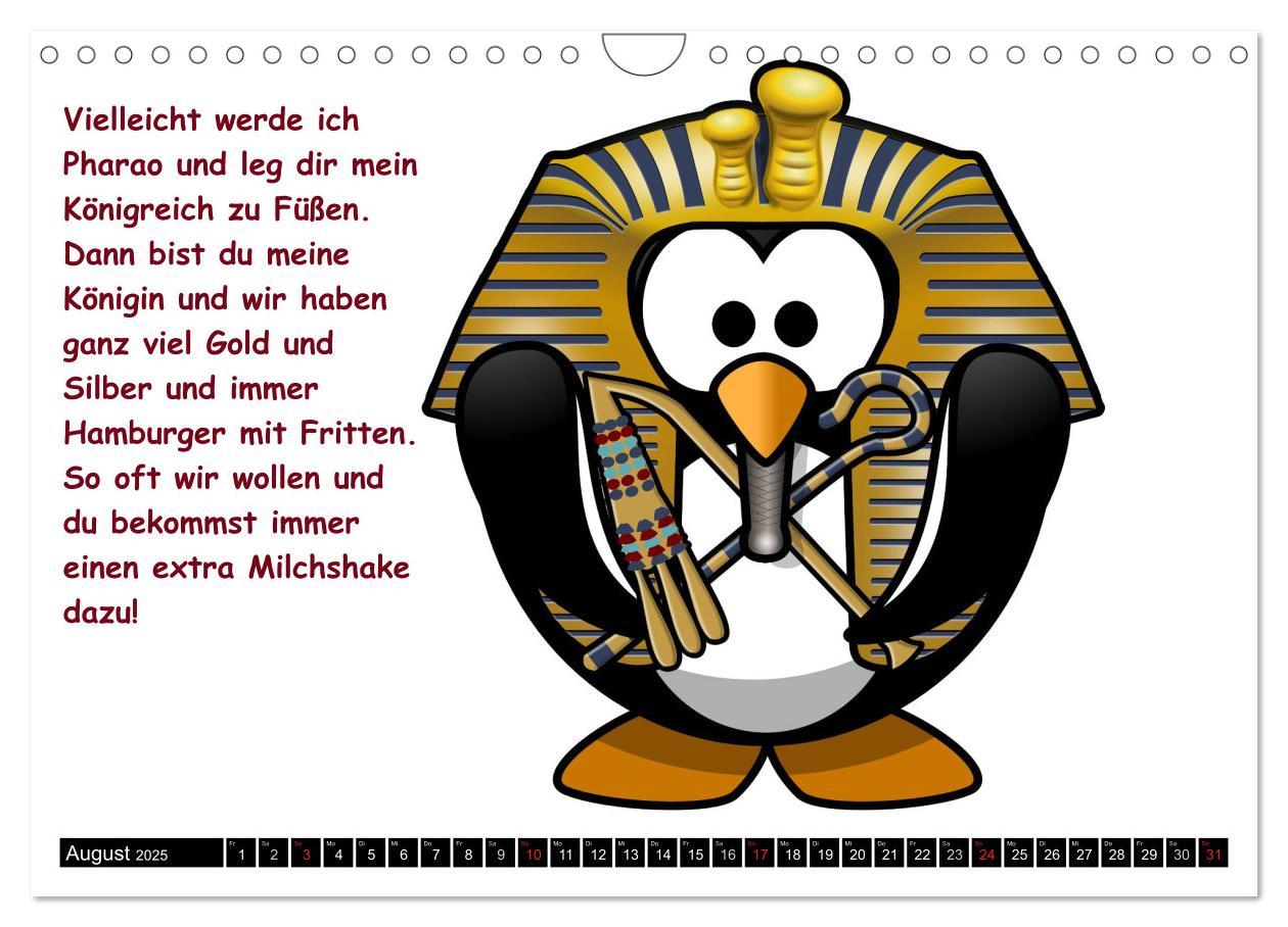 Bild: 9783435727483 | Pinguin-Elfe (Wandkalender 2025 DIN A4 quer), CALVENDO Monatskalender