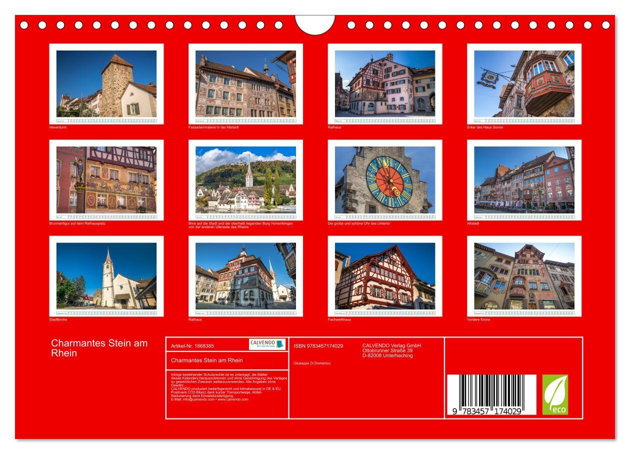 Bild: 9783457174029 | Charmantes Stein am Rhein (Wandkalender 2025 DIN A4 quer), CALVENDO...