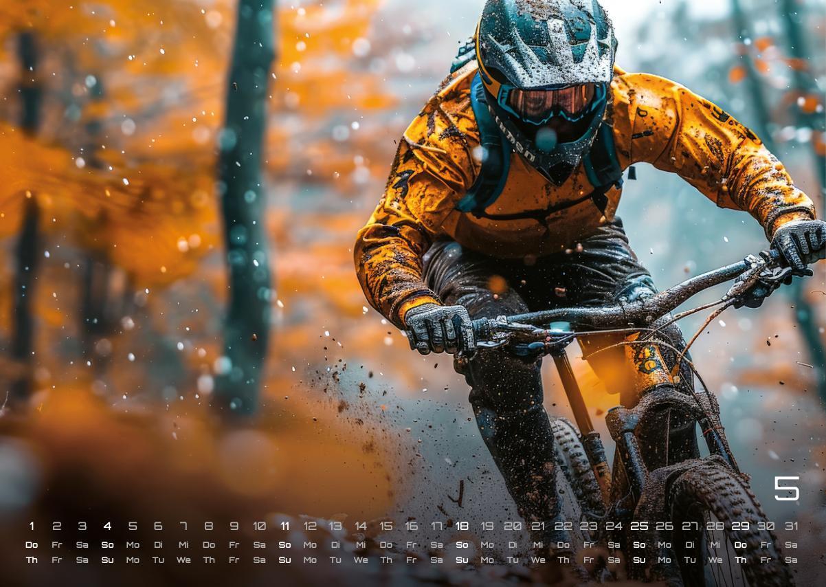 Bild: 9783986734138 | MTB Mountainbike - 2025 - Kalender DIN A3 | GP-Fever.de | Kalender