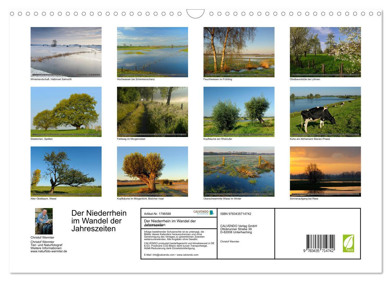 Bild: 9783435714742 | Der Niederrhein im Wandel der Jahreszeiten (Wandkalender 2025 DIN...