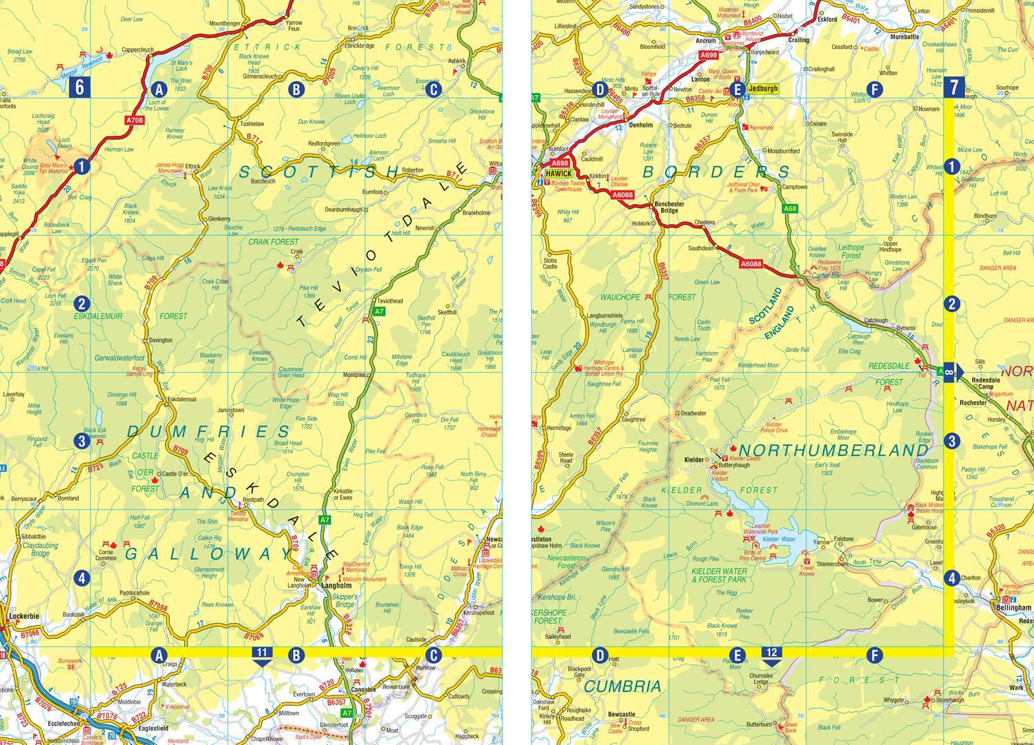 Bild: 9780008532192 | Northern England A-Z Road Atlas | A-Z Maps | Taschenbuch | Englisch