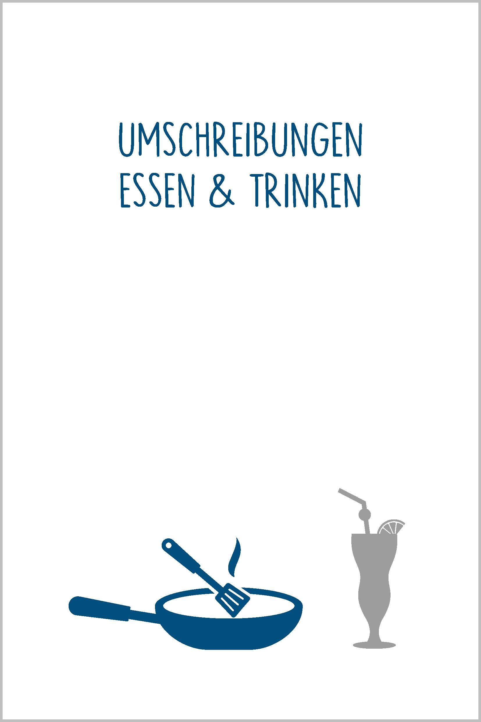 Bild: 9783948106065 | Umschreibungen Essen und Trinken | Julia Buck | Taschenbuch | Deutsch