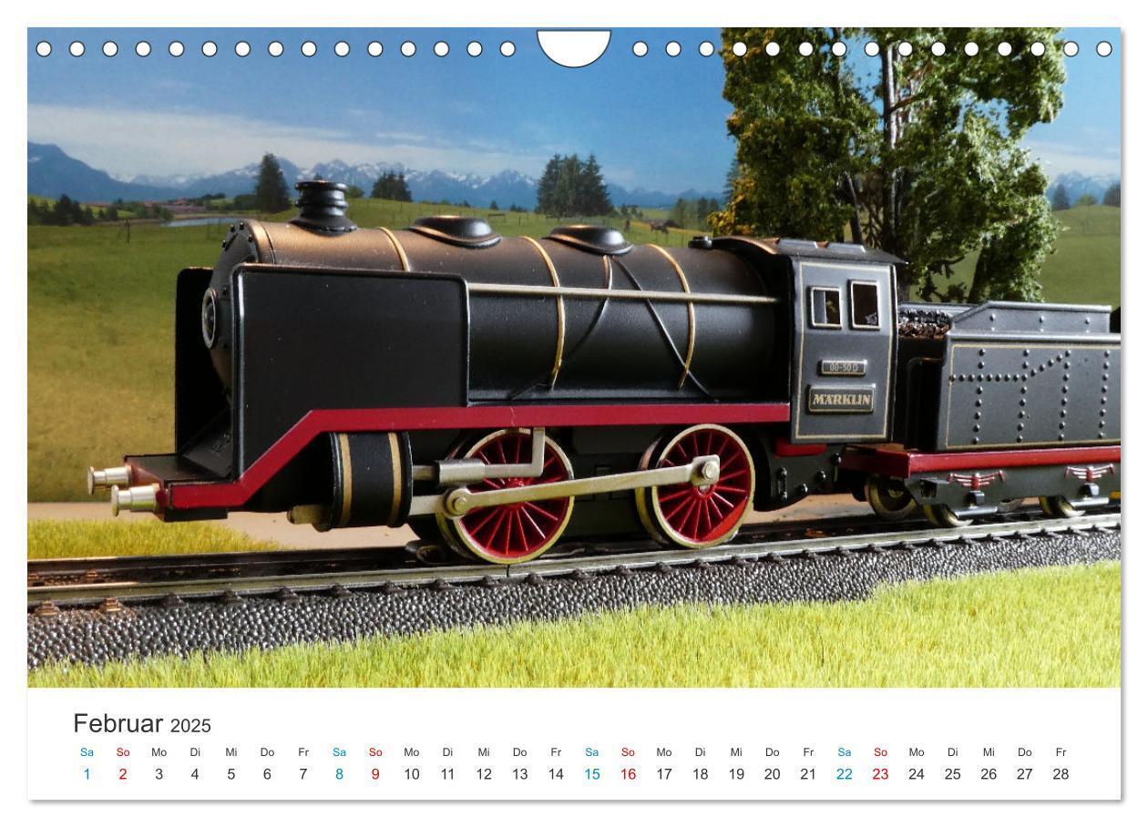 Bild: 9783383761416 | Bahn-Nostalgie im Modell (Wandkalender 2025 DIN A4 quer), CALVENDO...