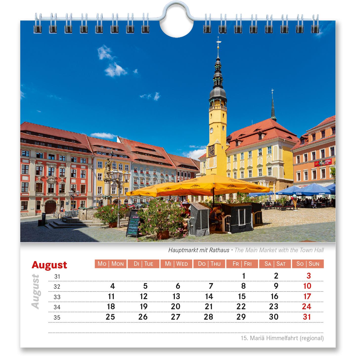 Bild: 4250582399320 | Kalender Bautzen 2025 | 13,5x14 cm - Tischkalender Bautzen 2025 | 2025