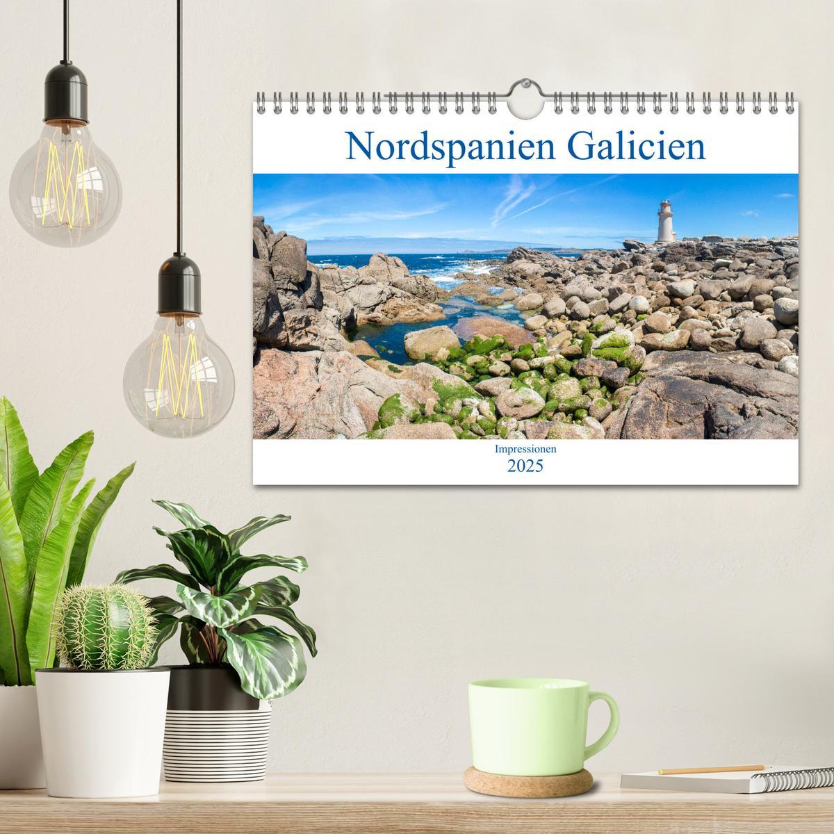 Bild: 9783435287338 | Nordspanien Galicien (Wandkalender 2025 DIN A4 quer), CALVENDO...