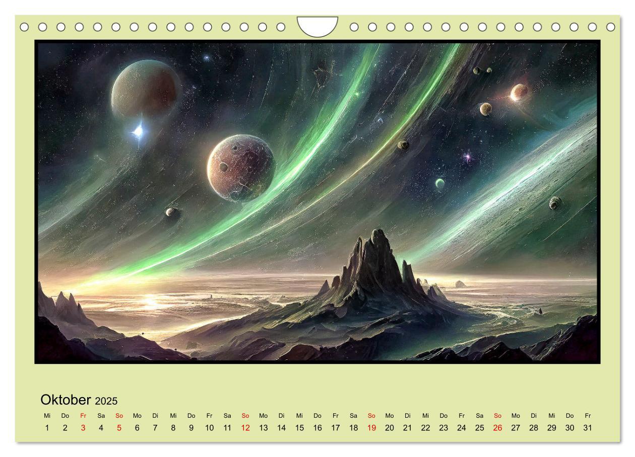 Bild: 9783435639823 | Der Zauber fremder Welten (Wandkalender 2025 DIN A4 quer), CALVENDO...