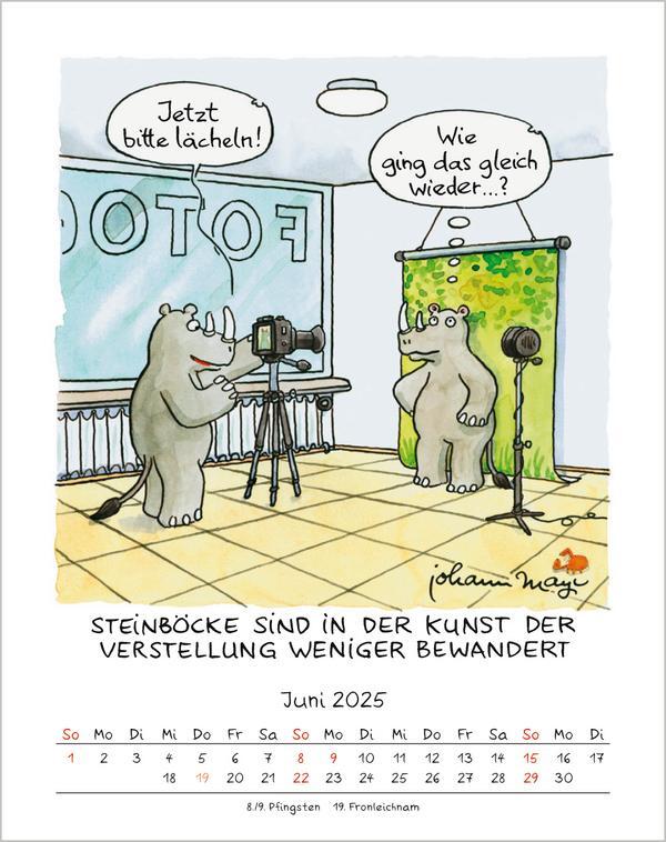 Bild: 9783731876595 | Steinbock 2025 | Verlag Korsch | Kalender | Spiralbindung | 13 S.