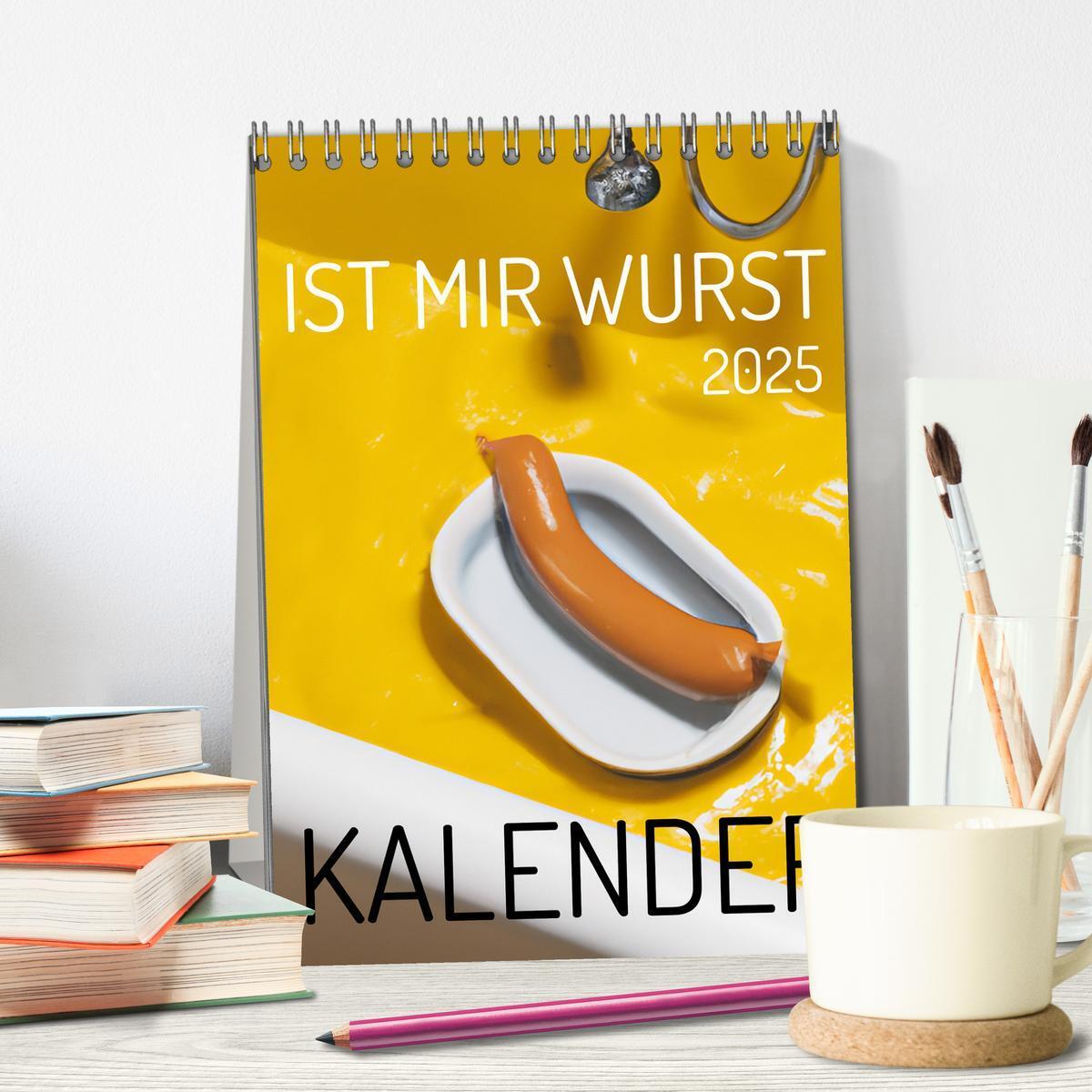 Bild: 9783435880546 | Ist mir Wurst Kalender (Tischkalender 2025 DIN A5 hoch), CALVENDO...