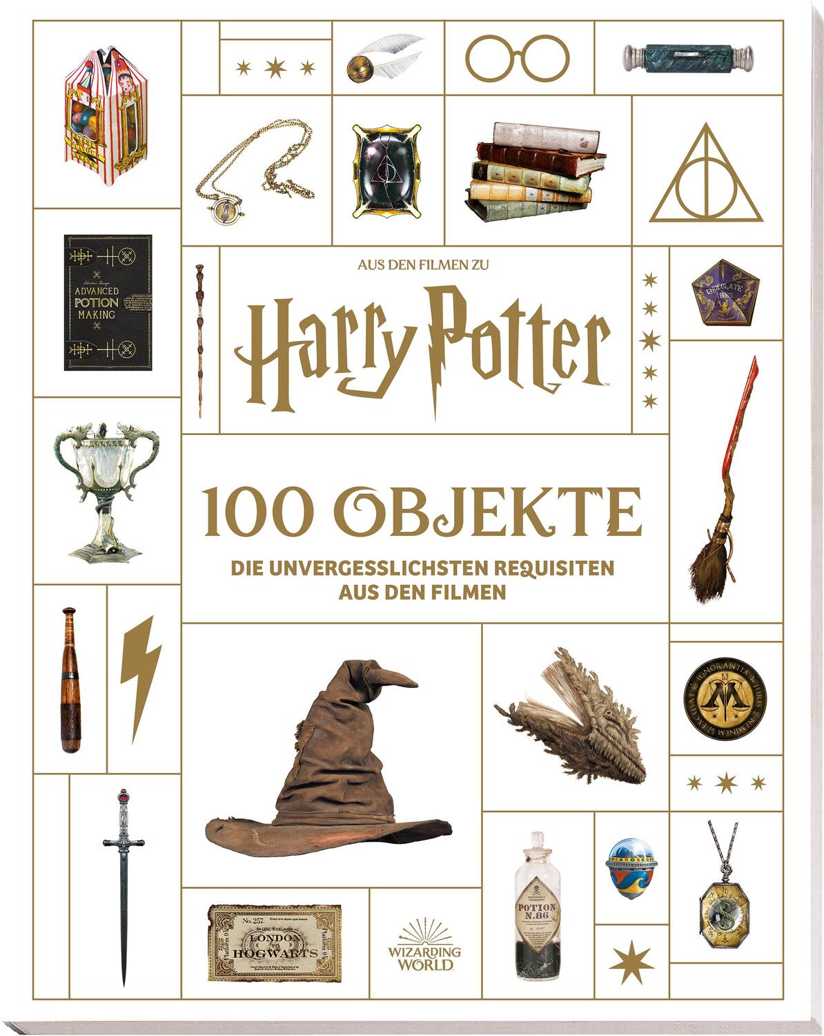 Cover: 9783833245053 | Aus den Filmen zu Harry Potter: 100 Objekte: Die unvergesslichsten...