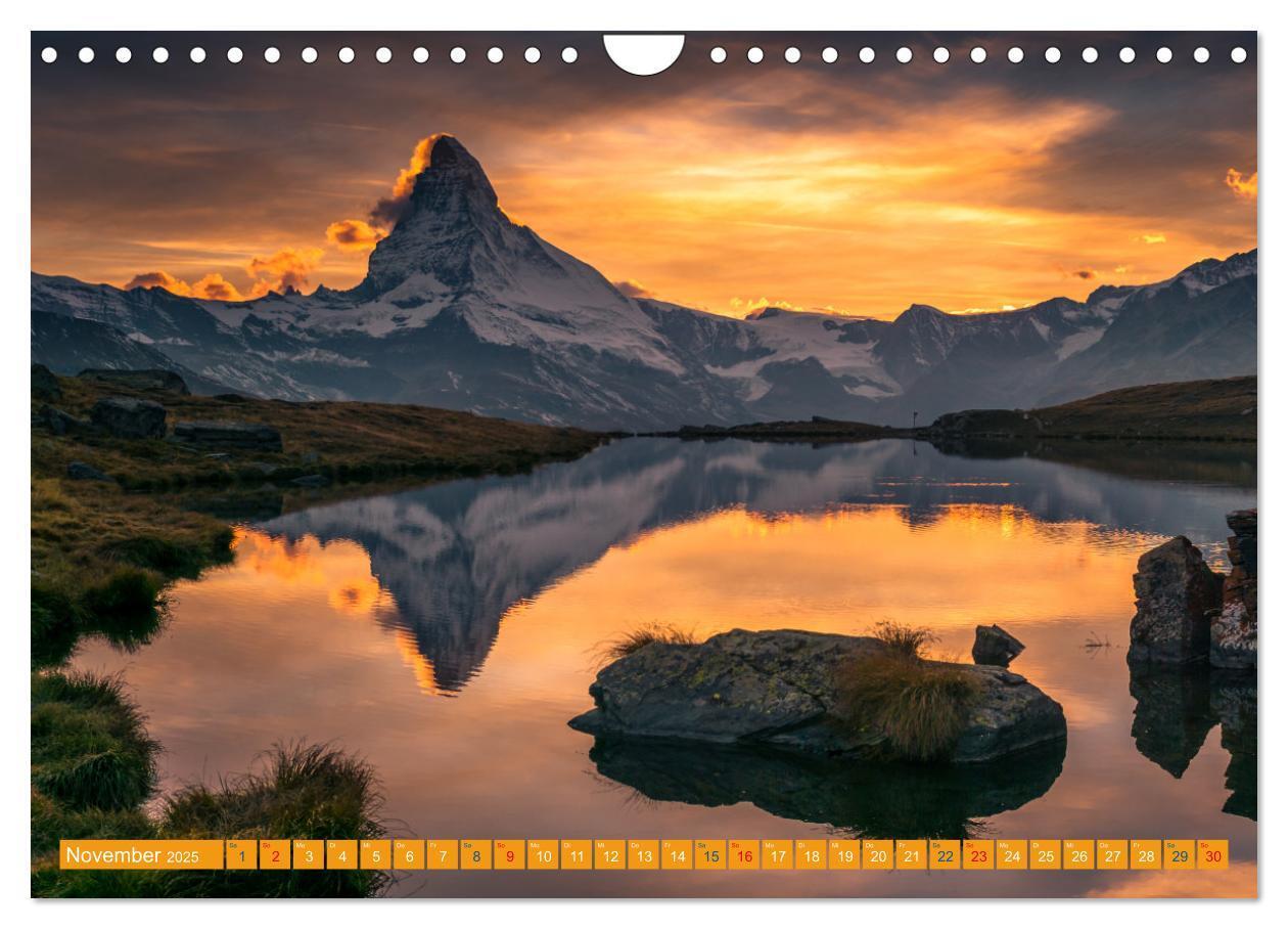 Bild: 9783383825767 | MATTERHORN Impressionen (Wandkalender 2025 DIN A4 quer), CALVENDO...