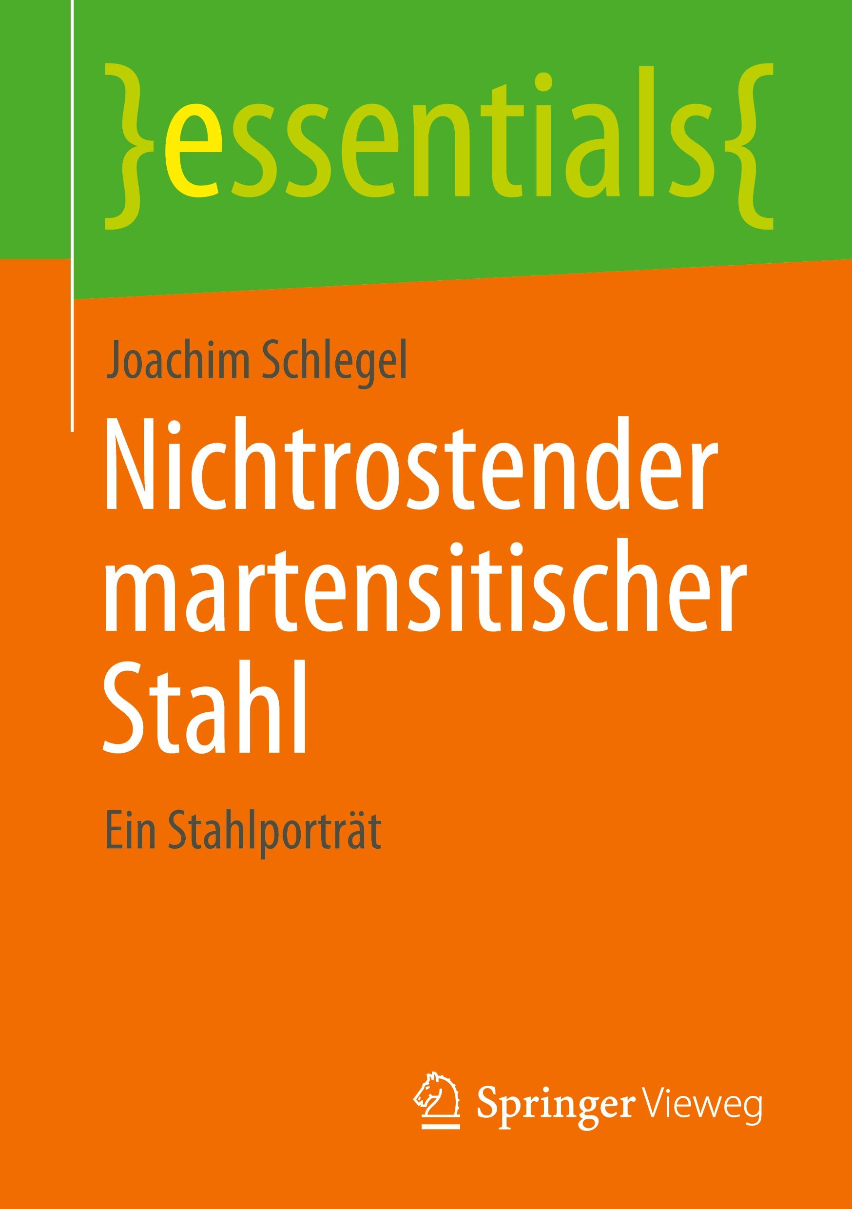 Cover: 9783658442699 | Nichtrostender martensitischer Stahl | Ein Stahlporträt | Schlegel | x