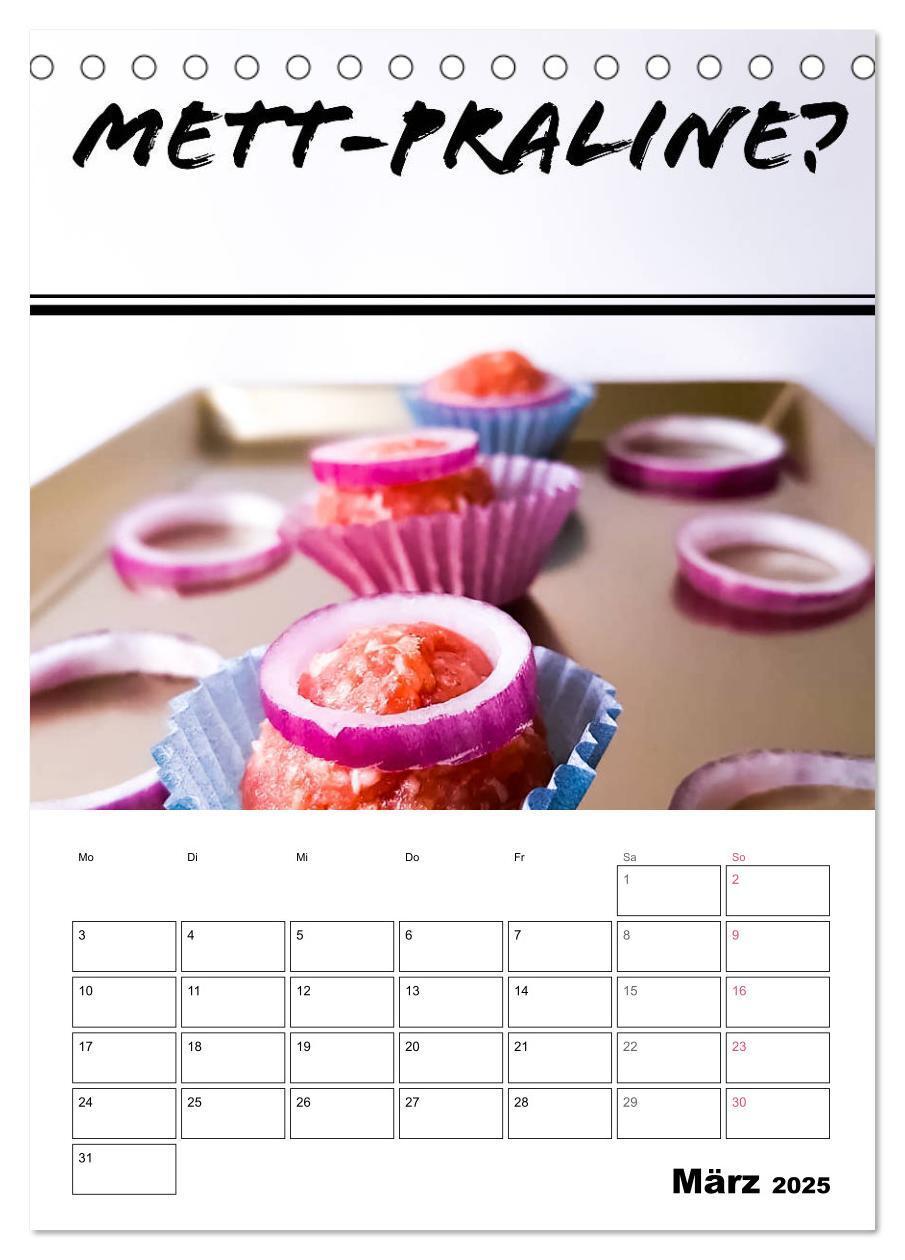 Bild: 9783435949434 | Mettkalender - Spread Some Mett. (Tischkalender 2025 DIN A5 hoch),...