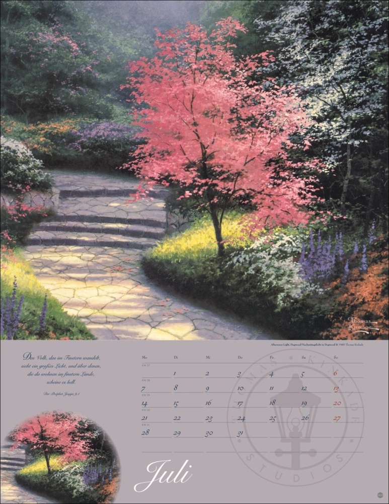 Bild: 9783756405350 | Thomas Kinkade: Land im Licht Kalender 2025 | Thomas Kinkade | 14 S.