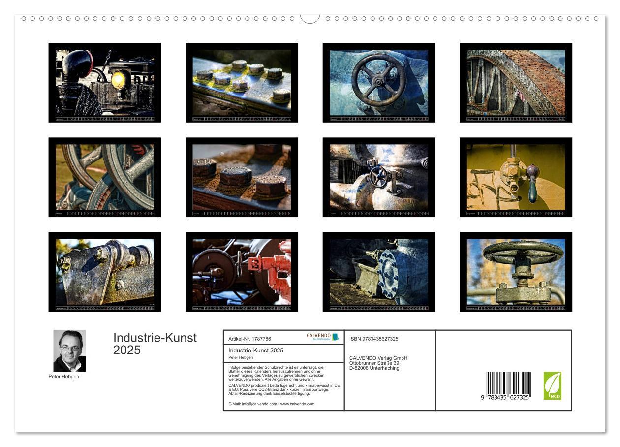 Bild: 9783435627325 | Industrie-Kunst 2025 (hochwertiger Premium Wandkalender 2025 DIN A2...