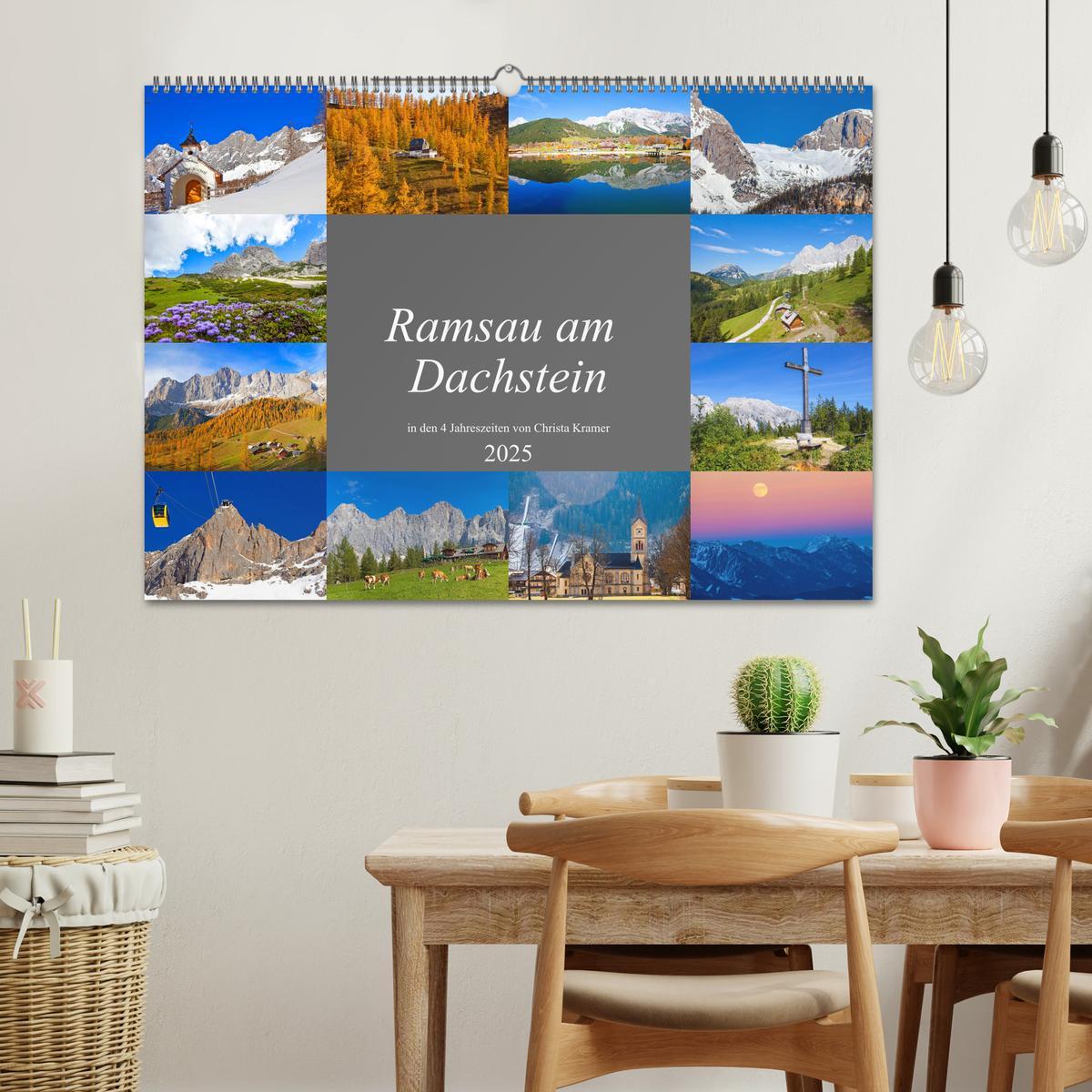 Bild: 9783435165148 | Ramsau am Dachstein (Wandkalender 2025 DIN A2 quer), CALVENDO...