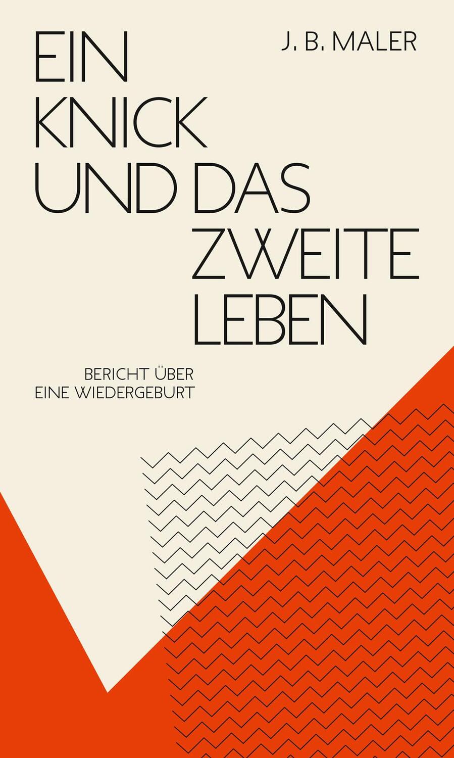 Cover: 9783948814120 | Ein Knick und das zweite Leben | Bericht | J. B. Maler | Taschenbuch