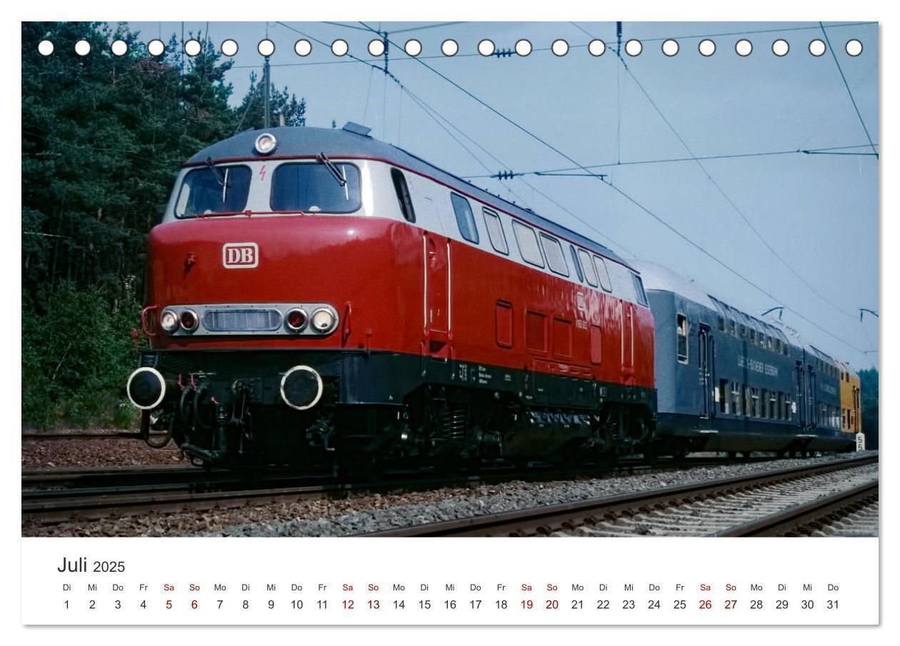 Bild: 9783435290413 | Deutsche Diesellokomotiven (Tischkalender 2025 DIN A5 quer),...