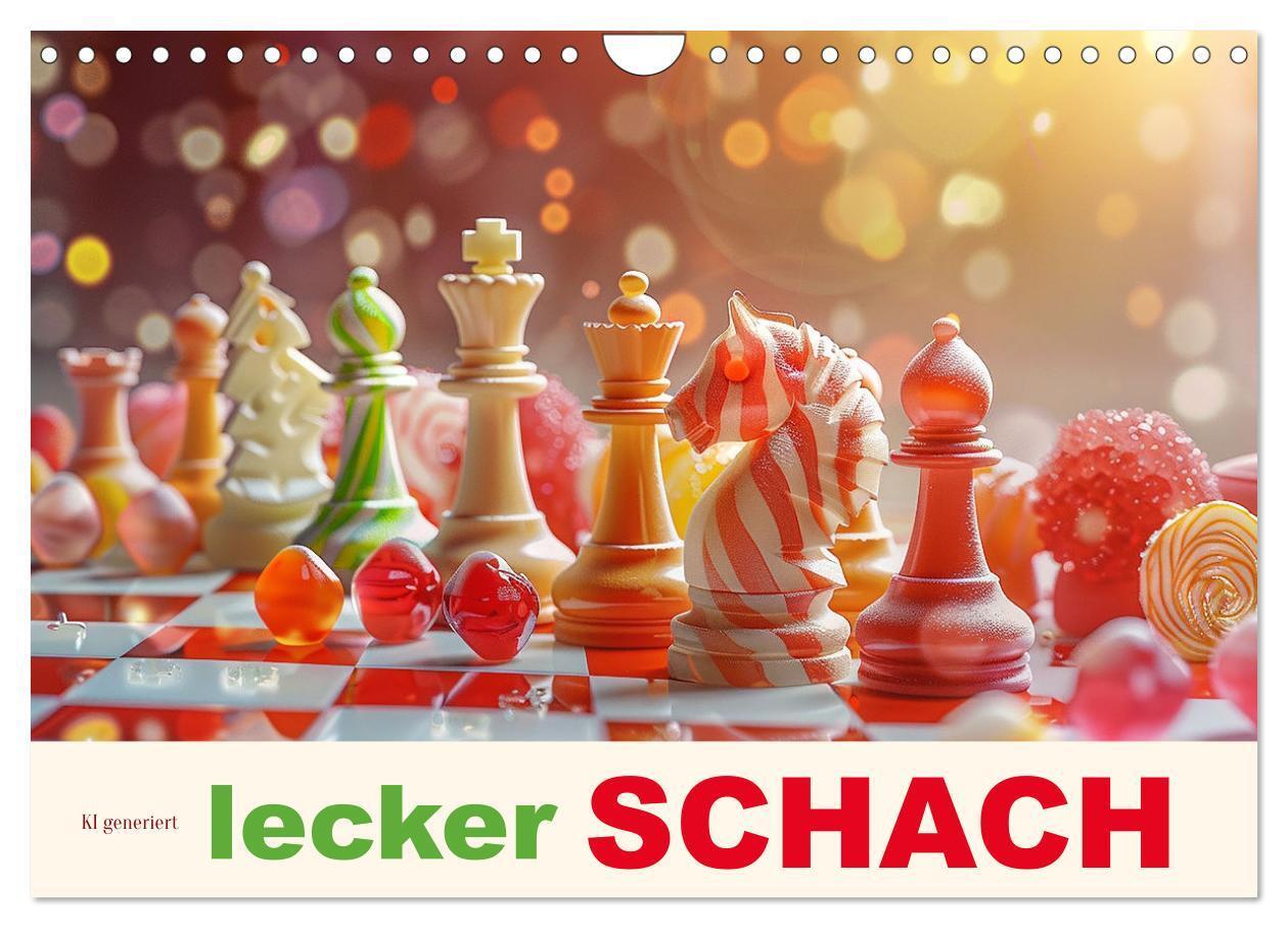 Cover: 9783383790270 | Lecker Schach (Wandkalender 2025 DIN A4 quer), CALVENDO Monatskalender