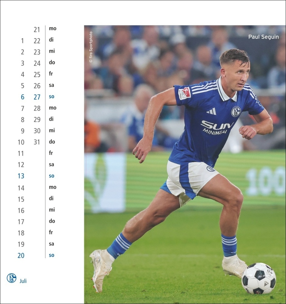 Bild: 9783756409211 | Schalke 04 Postkartenkalender 2025 | Kalender | Spiralbindung | 13 S.