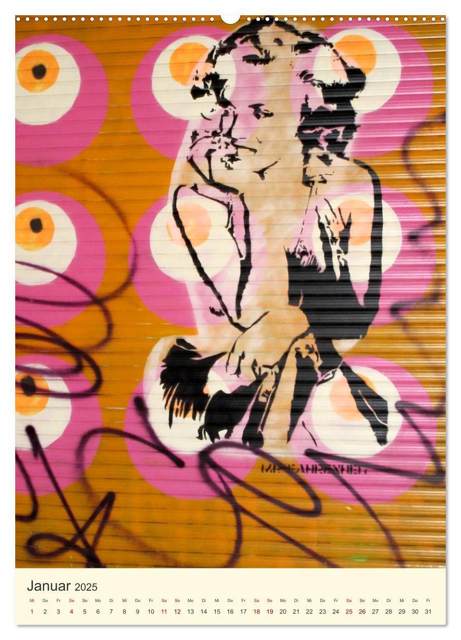 Bild: 9783435940882 | Famous Women in StreetArt (hochwertiger Premium Wandkalender 2025...