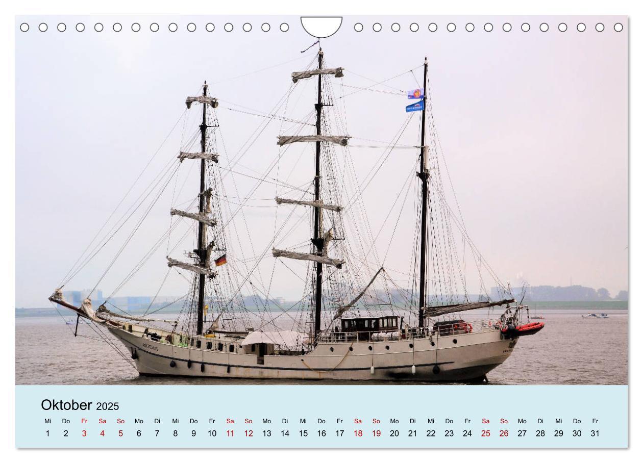 Bild: 9783435439614 | Parade der Windjammer - 2025 (Wandkalender 2025 DIN A4 quer),...