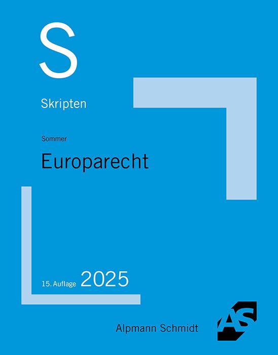 Cover: 9783867528979 | Skript Europarecht | Christian Sommer | Taschenbuch | 199 S. | Deutsch