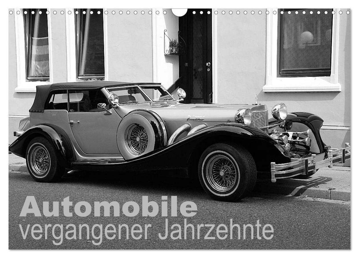 Cover: 9783435580187 | Automobile vergangener Jahrzehnte (Wandkalender 2025 DIN A3 quer),...