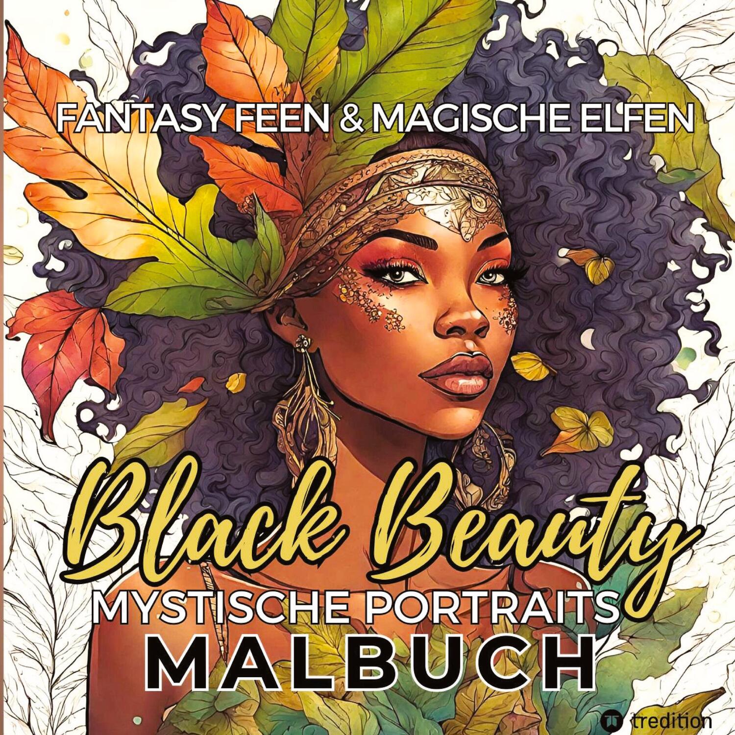 Cover: 9783384030238 | Malbuch für Erwachsene Feen und Elfen Fantasy Black Beauty...