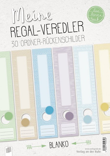 Cover: 9783834638991 | Meine Regal-Veredler "live - love - teach": 30...