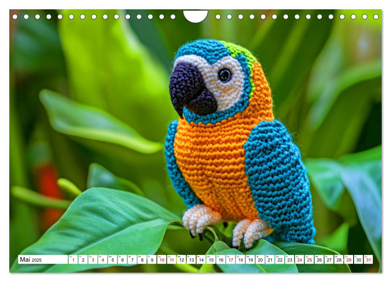 Bild: 9783457199107 | Strick-Safari - Gestrickte Tiere zum Verlieben (Wandkalender 2025...