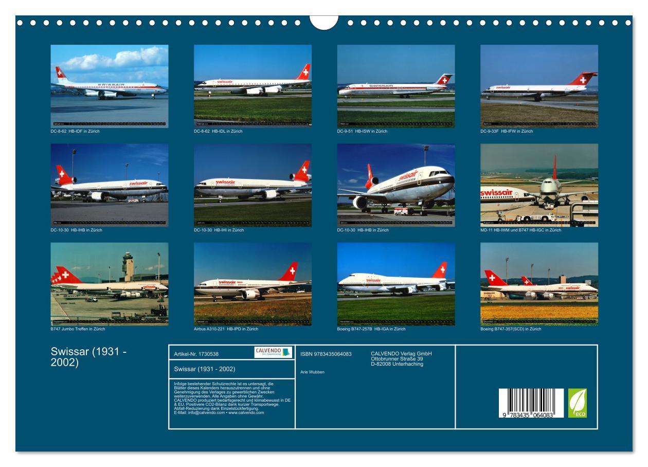 Bild: 9783435064083 | Swissar (1931 - 2002) (Wandkalender 2025 DIN A3 quer), CALVENDO...