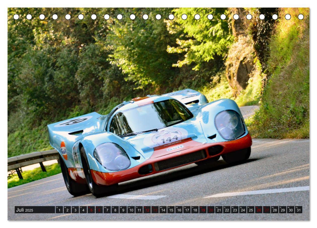 Bild: 9783435334759 | Porsche Oldtimer - EGGBERG KLASSIK - Der Berg ruft (Tischkalender...