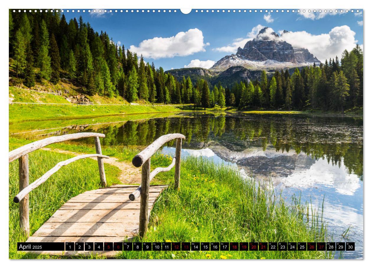 Bild: 9783435292578 | Bergseen in den Dolomiten (Wandkalender 2025 DIN A2 quer), CALVENDO...