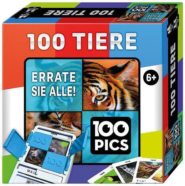 Cover: 5060542080453 | 100 PICS Tiere (Spiel) | Errate sie alle! | Spiel | In Spielebox