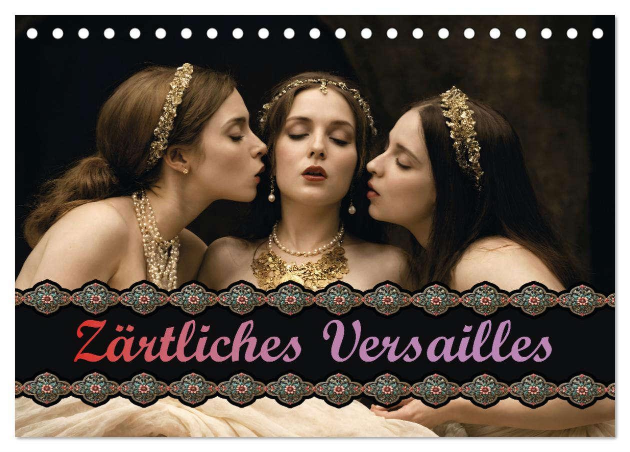 Cover: 9783457140727 | Zärtliches Versailles (Tischkalender 2025 DIN A5 quer), CALVENDO...