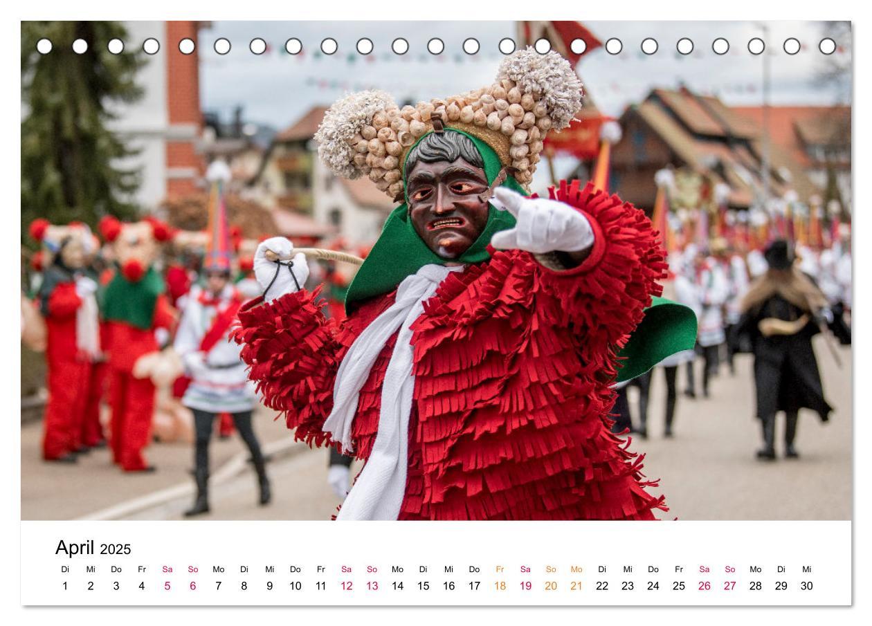 Bild: 9783435105052 | Die Elzacher Fastnacht (Tischkalender 2025 DIN A5 quer), CALVENDO...