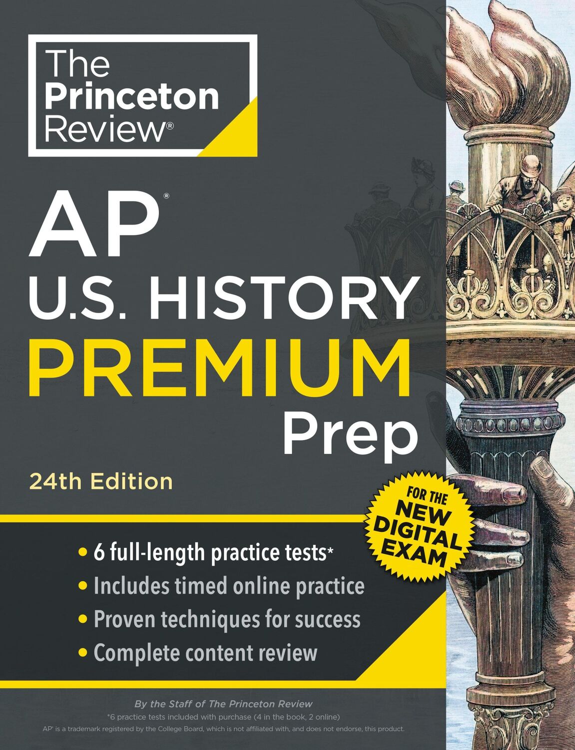 Cover: 9780593517765 | Princeton Review AP U.S. History Premium Prep, 24th Edition | Review