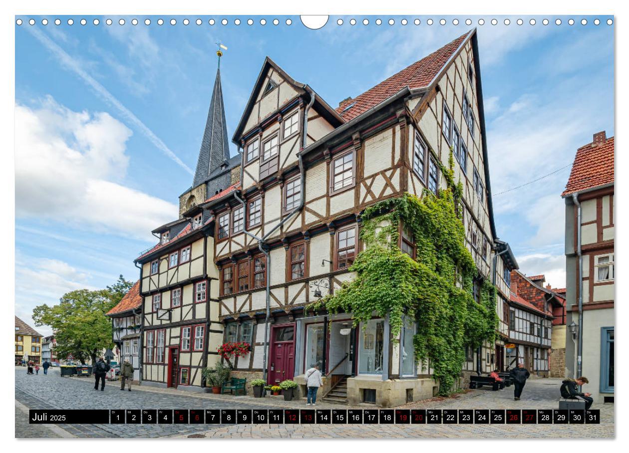 Bild: 9783435222711 | Fachwerkstadt Quedlinburg (Wandkalender 2025 DIN A3 quer), CALVENDO...