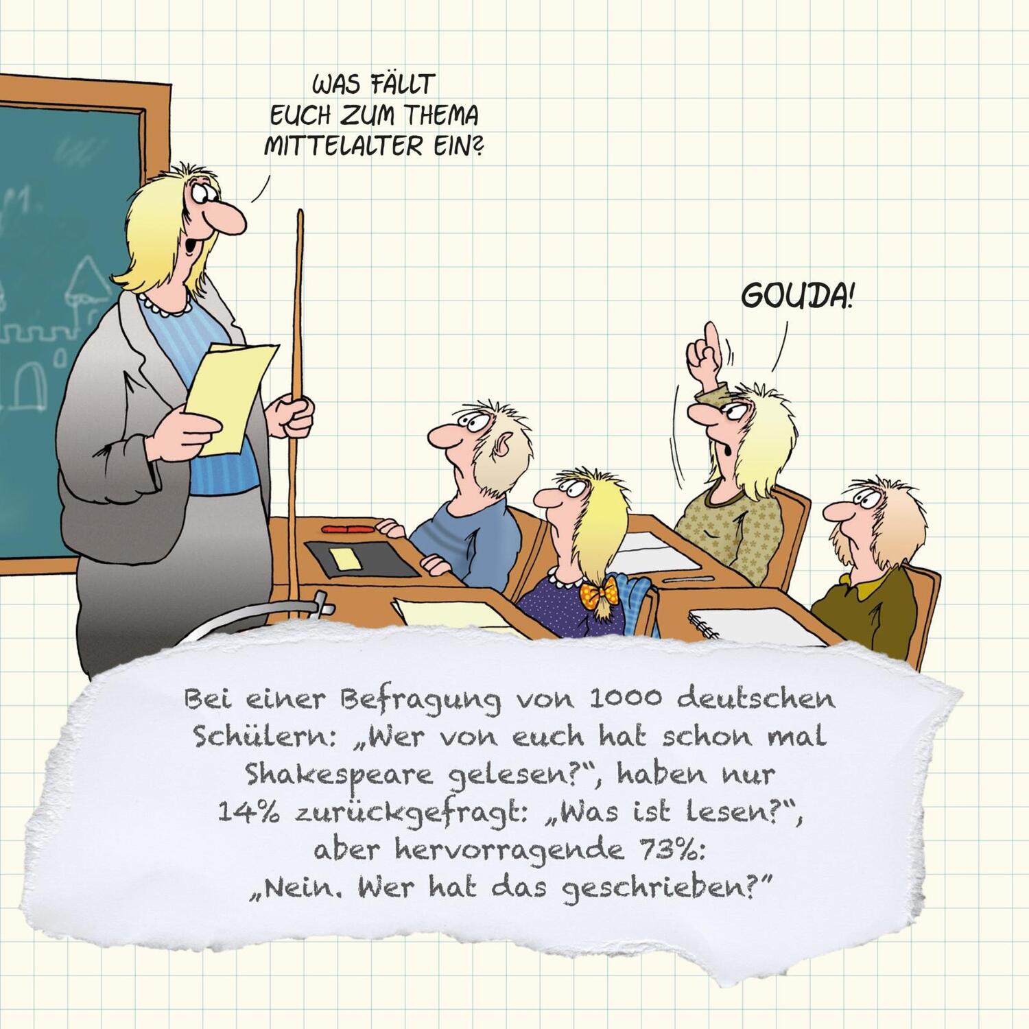 Bild: 9783830344629 | In der Schule! | Lustiges Geschenkbuch für Schüler und Lehrer | Stein