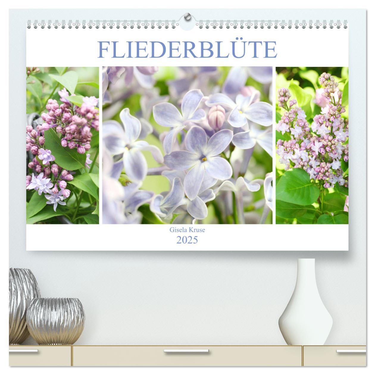 Cover: 9783435332465 | Fliederblüte (hochwertiger Premium Wandkalender 2025 DIN A2 quer),...